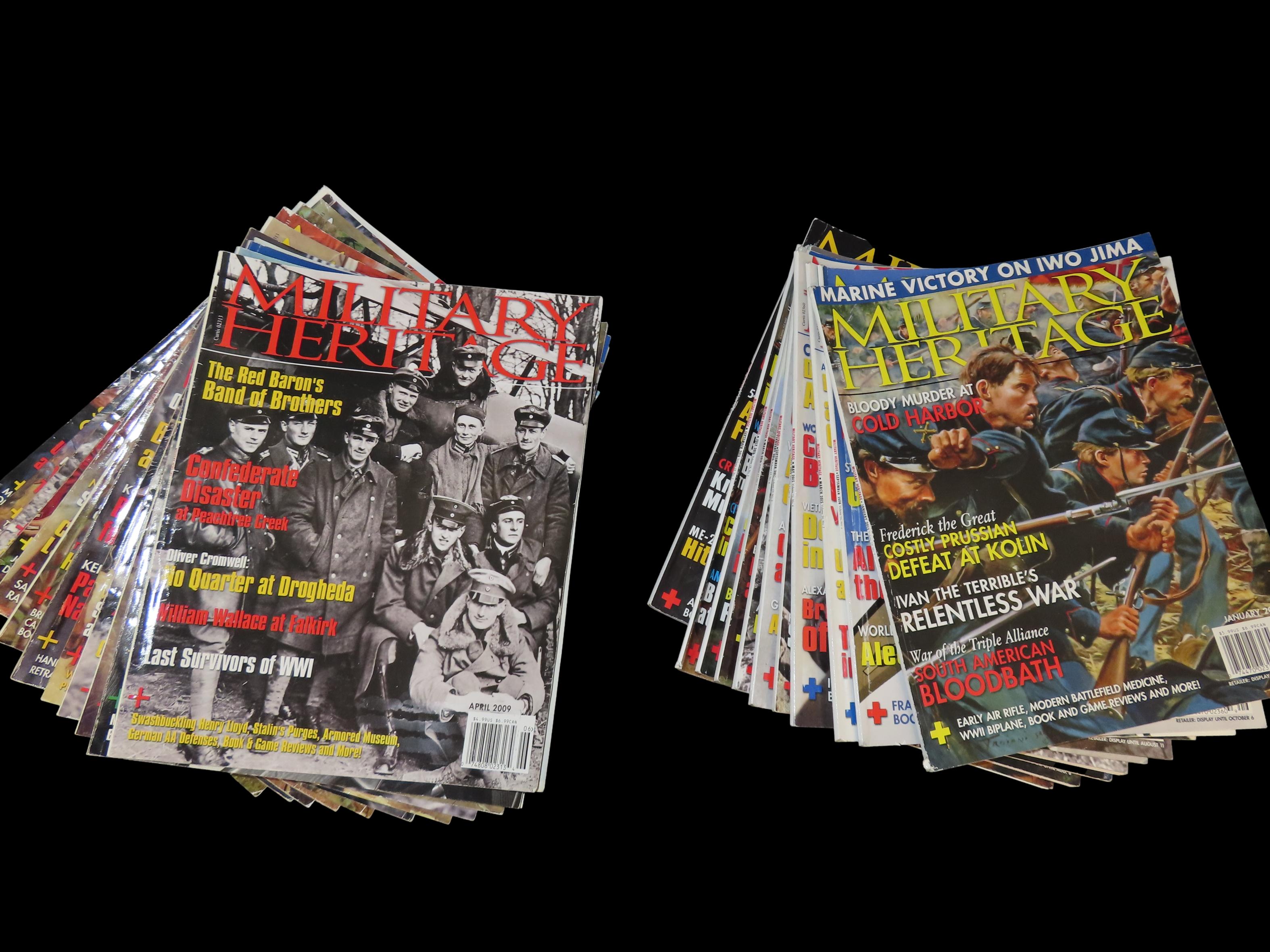 MILITARY HERITAGE, LOT OF MULTIPLE MAGAZINE