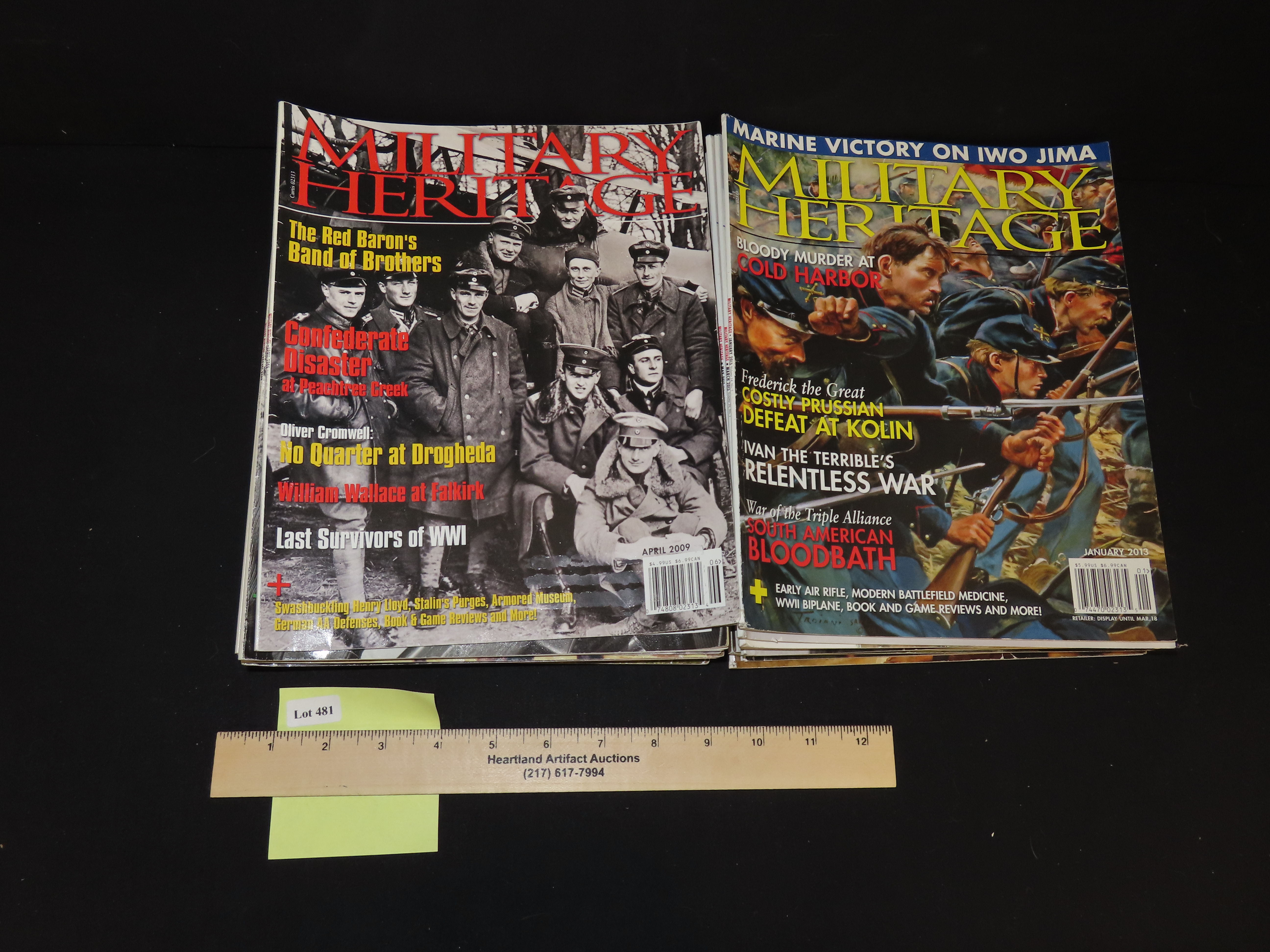 MILITARY HERITAGE, LOT OF MULTIPLE MAGAZINE