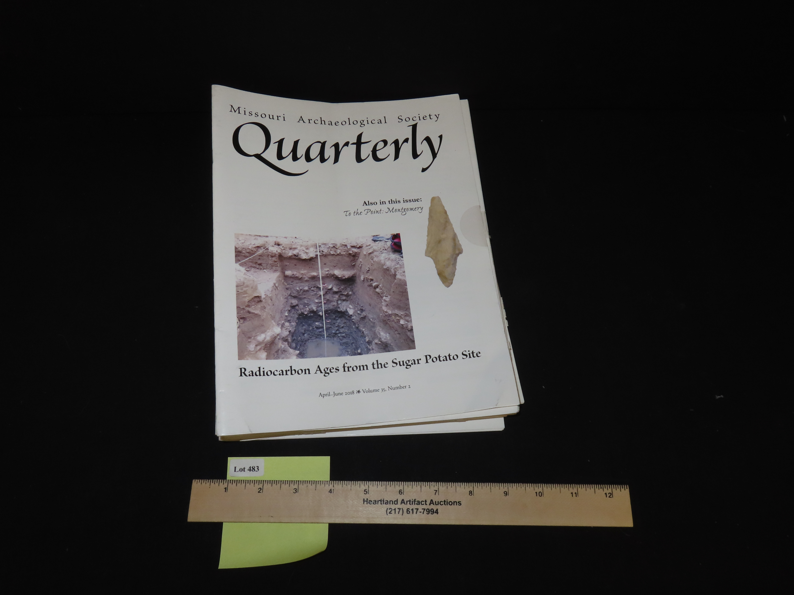 MISSOURI ARCHAEOLOGICAL SOCIETY QUARTERLY, LOT OF MULTIPLES MAGAZINES