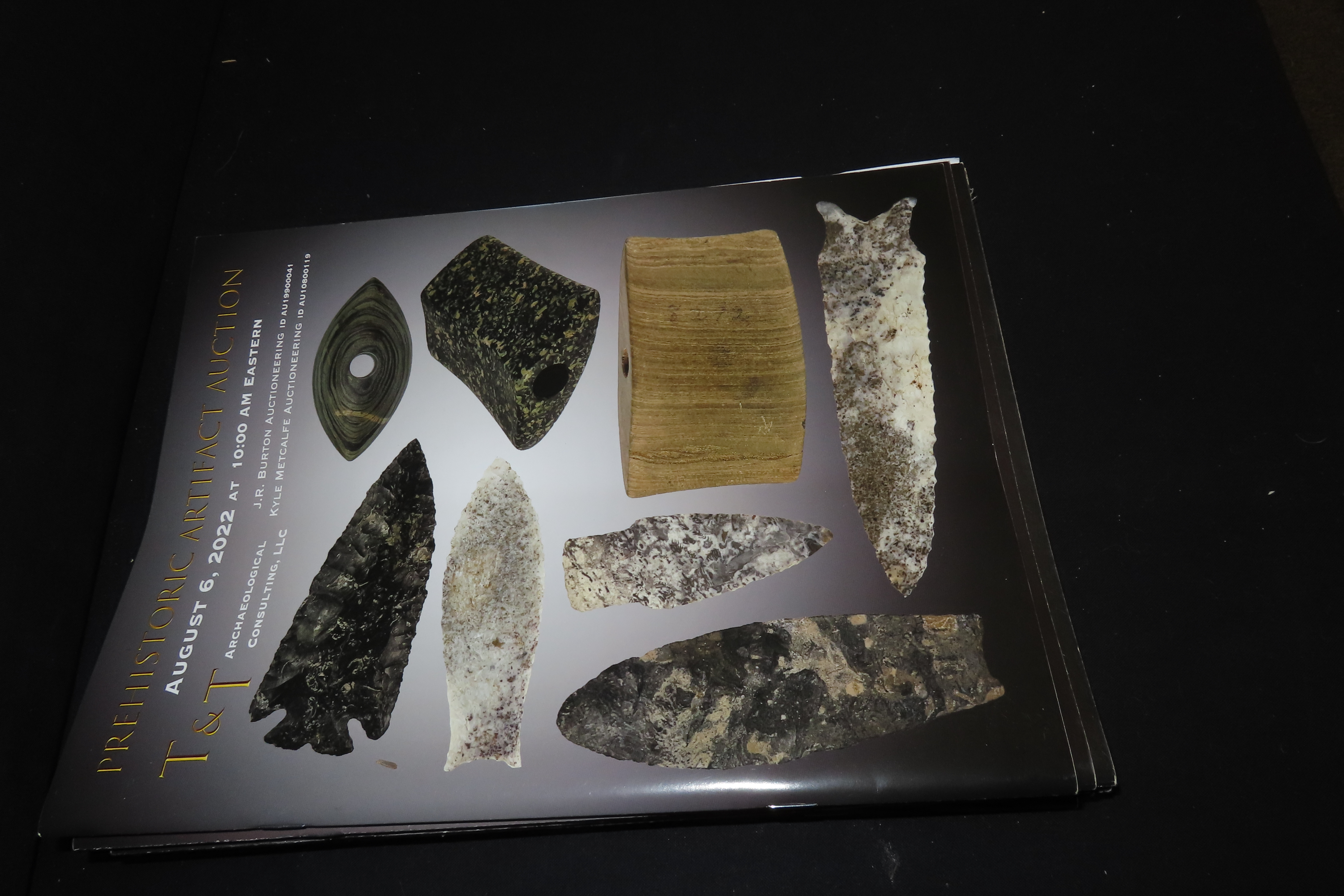 PREHISTORIC ARTIFACT AUCTION, LOT OF MULTIPLE MAGAZINES