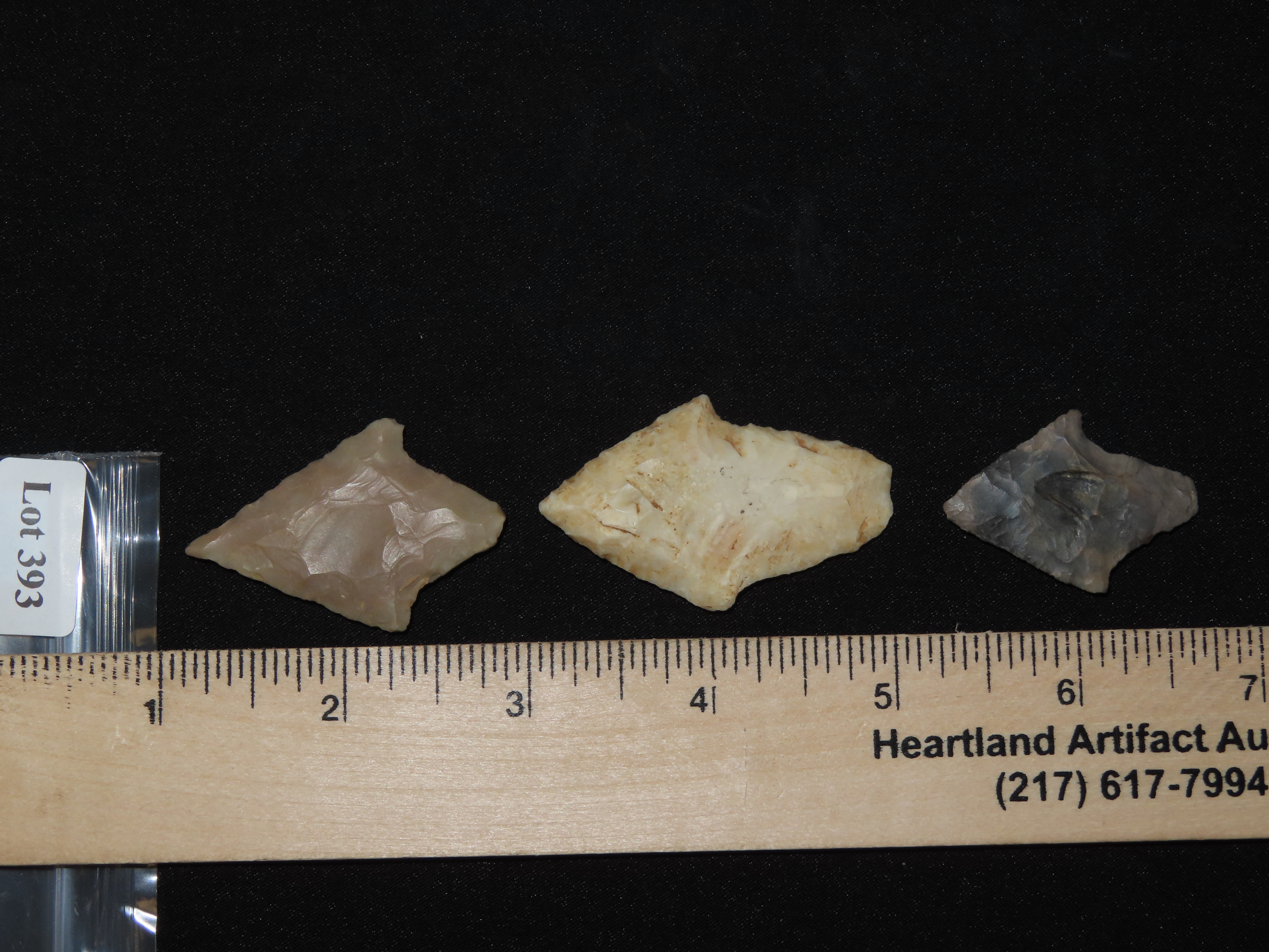 3 Adena and Gary Points from Ark.