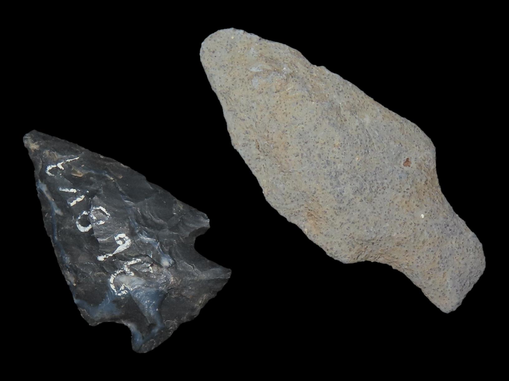 Lot of 2 Arrowheads from Penn.