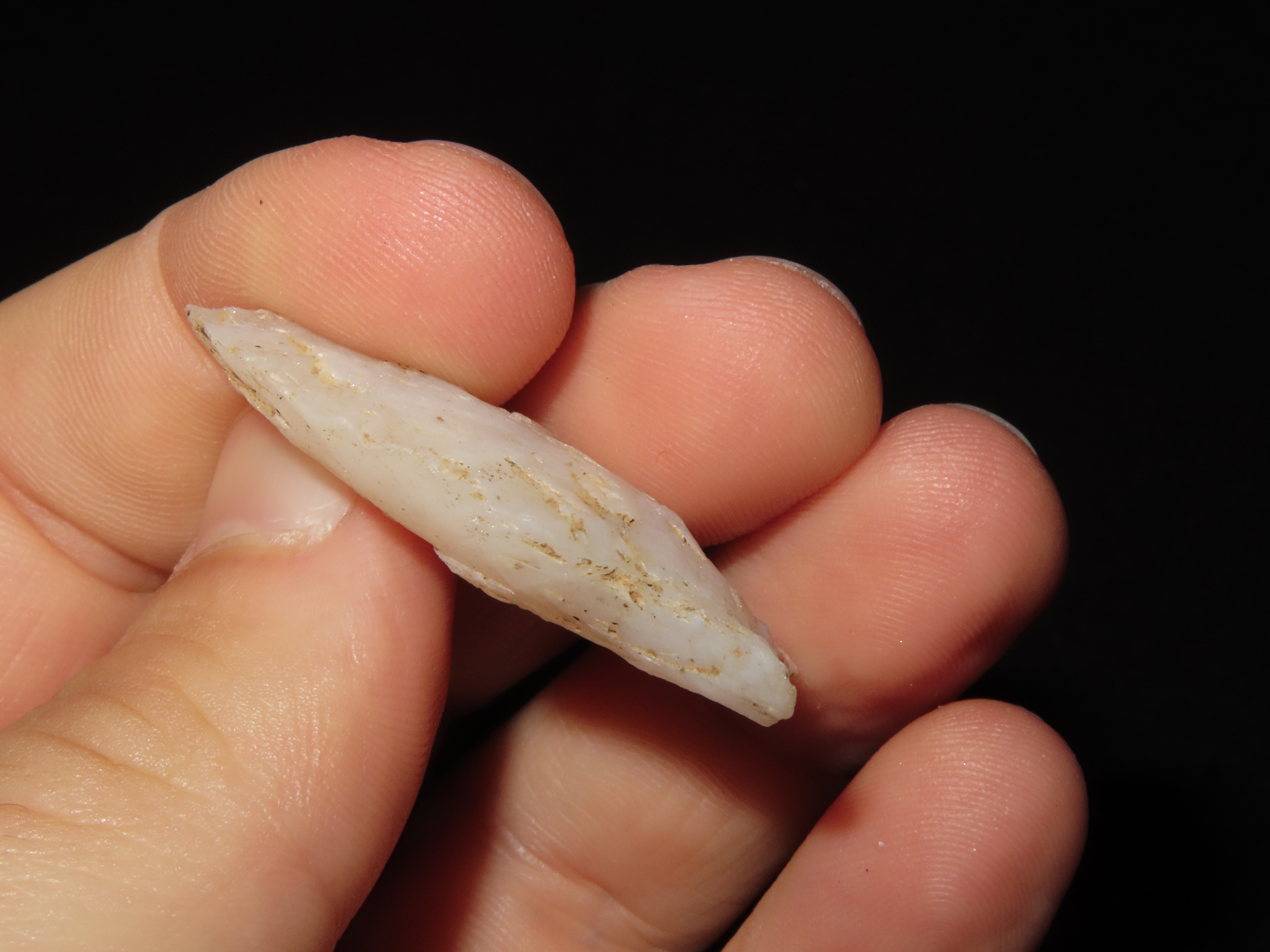1 1/2" Quartz Archaic Point, Penn.