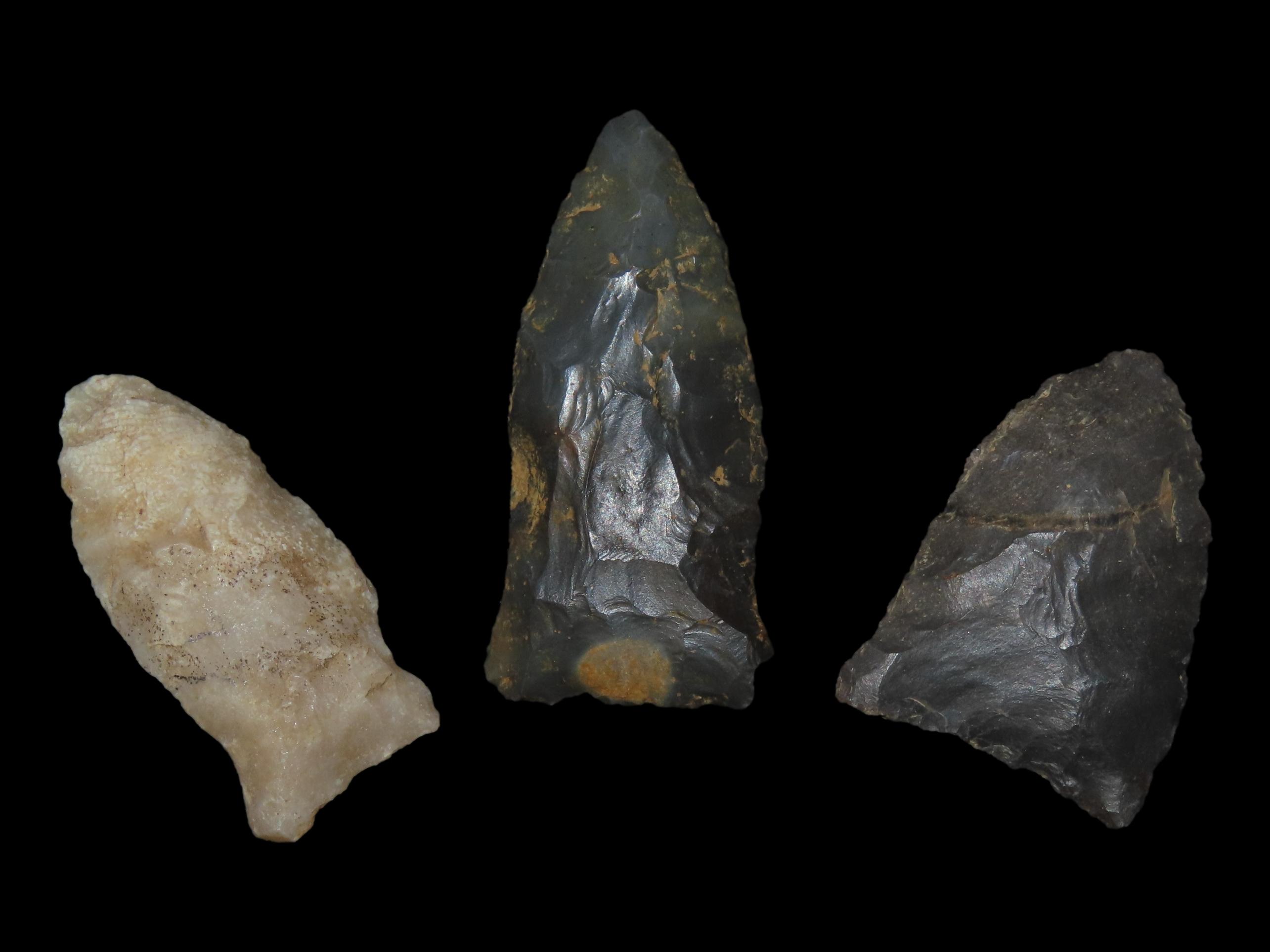 Lot of 3 Archaic Points, KY