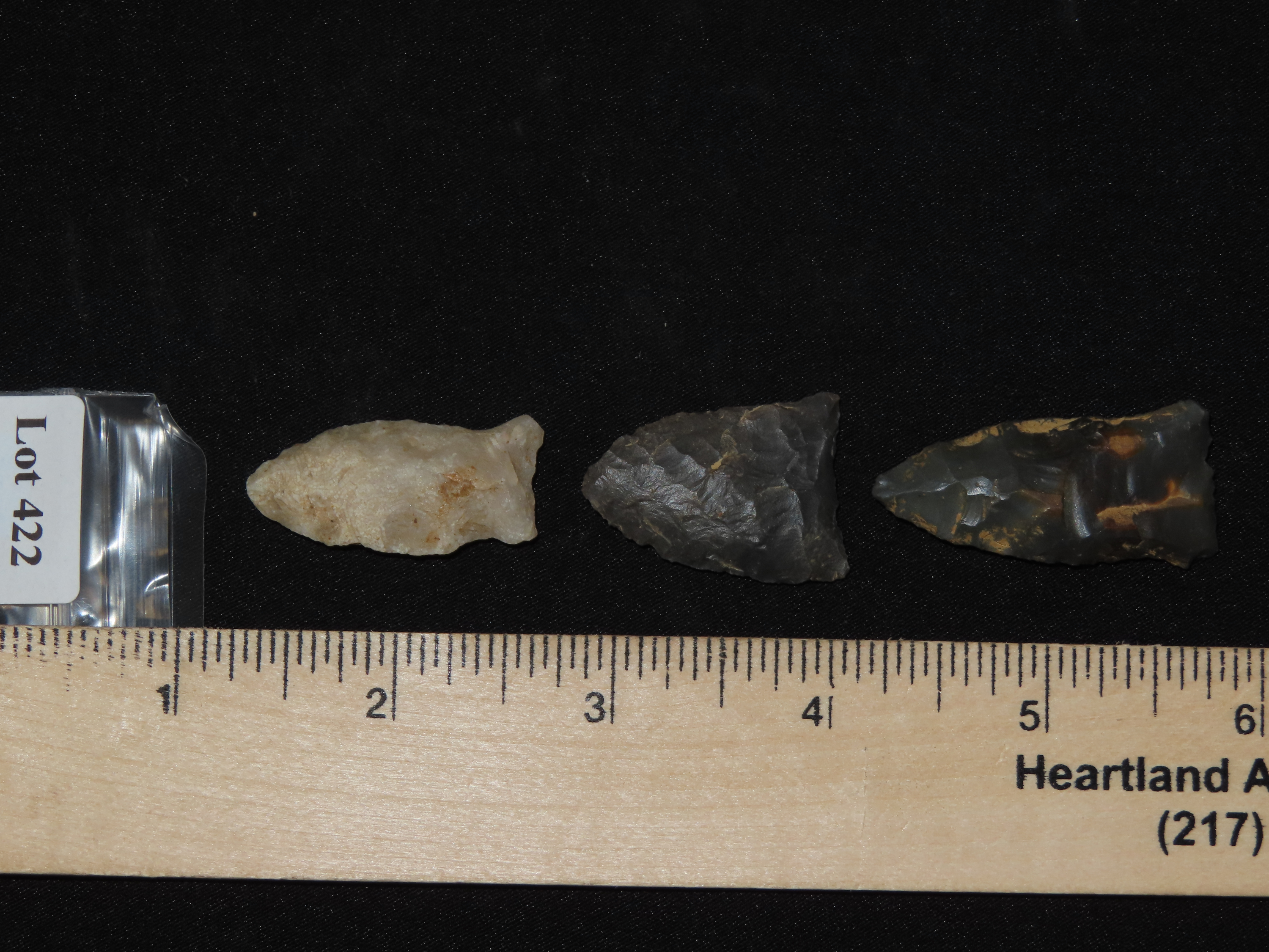 Lot of 3 Archaic Points, KY