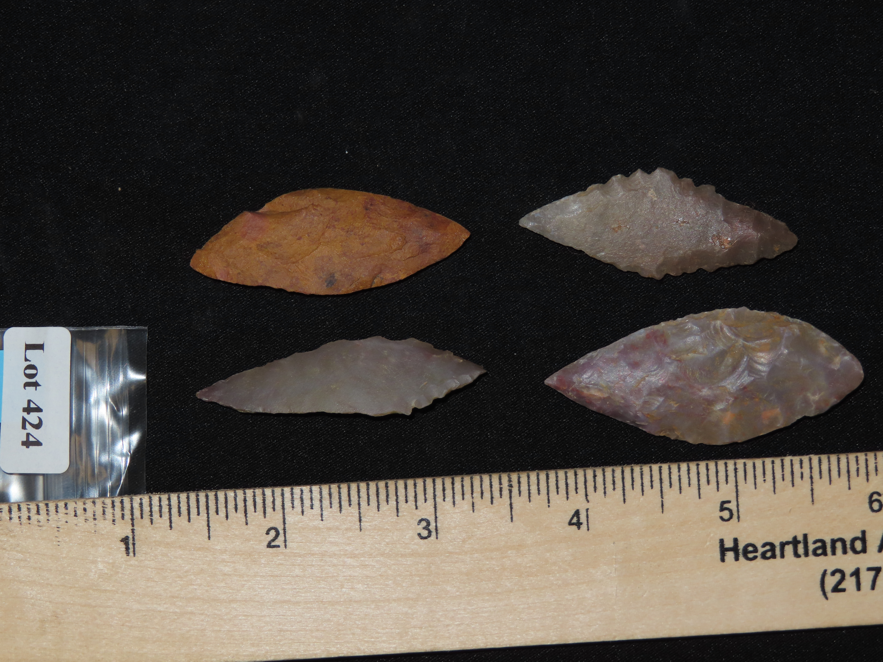 Lot of Neolithic Arrowheads, Sahara Desert, Africa