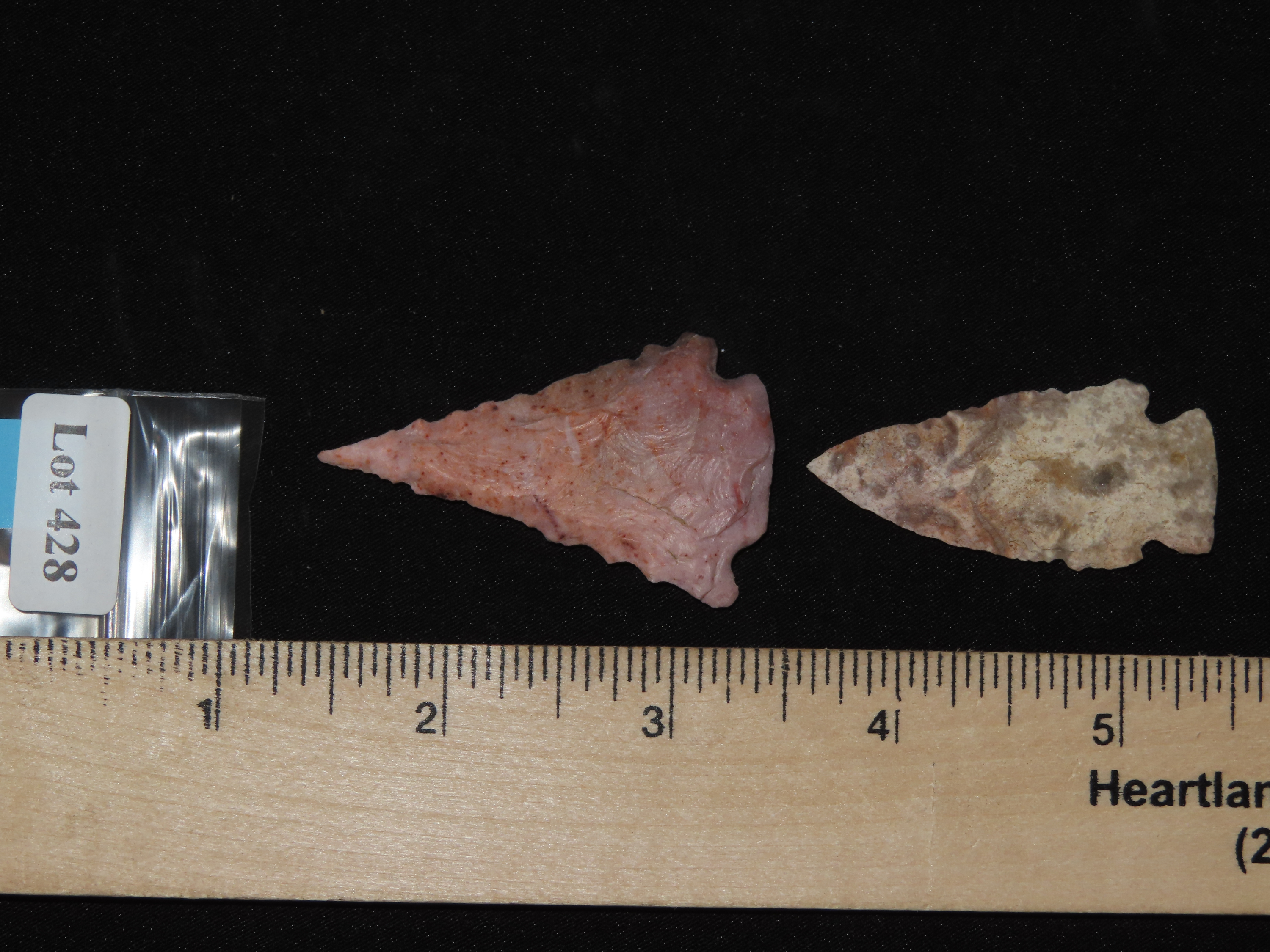 Lot of Two Woodland Arrowheads, Missouri
