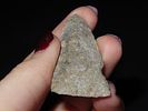 1 7/8" Clarksville Point, Gray Rhyolite, Found 1920-1930, Marvin Farm/Beaver Site, Attleboro Image - 3
