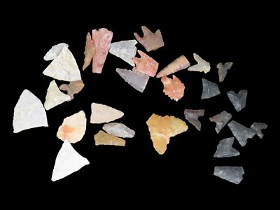 Large Lot of Neolithic Arrowheads, Africa