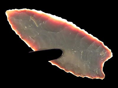 1 3/4" Historic Lancelot, Brown Agate, New Mexico/Colorado
