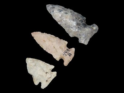 Lot of 3 Arrowheads from Missouri