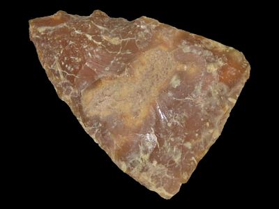 2 1/4" x 1 1/2" Translucent Agate Blade, Found in Florida, Ex. Jim Lee, Ex. Jerry Dickey
