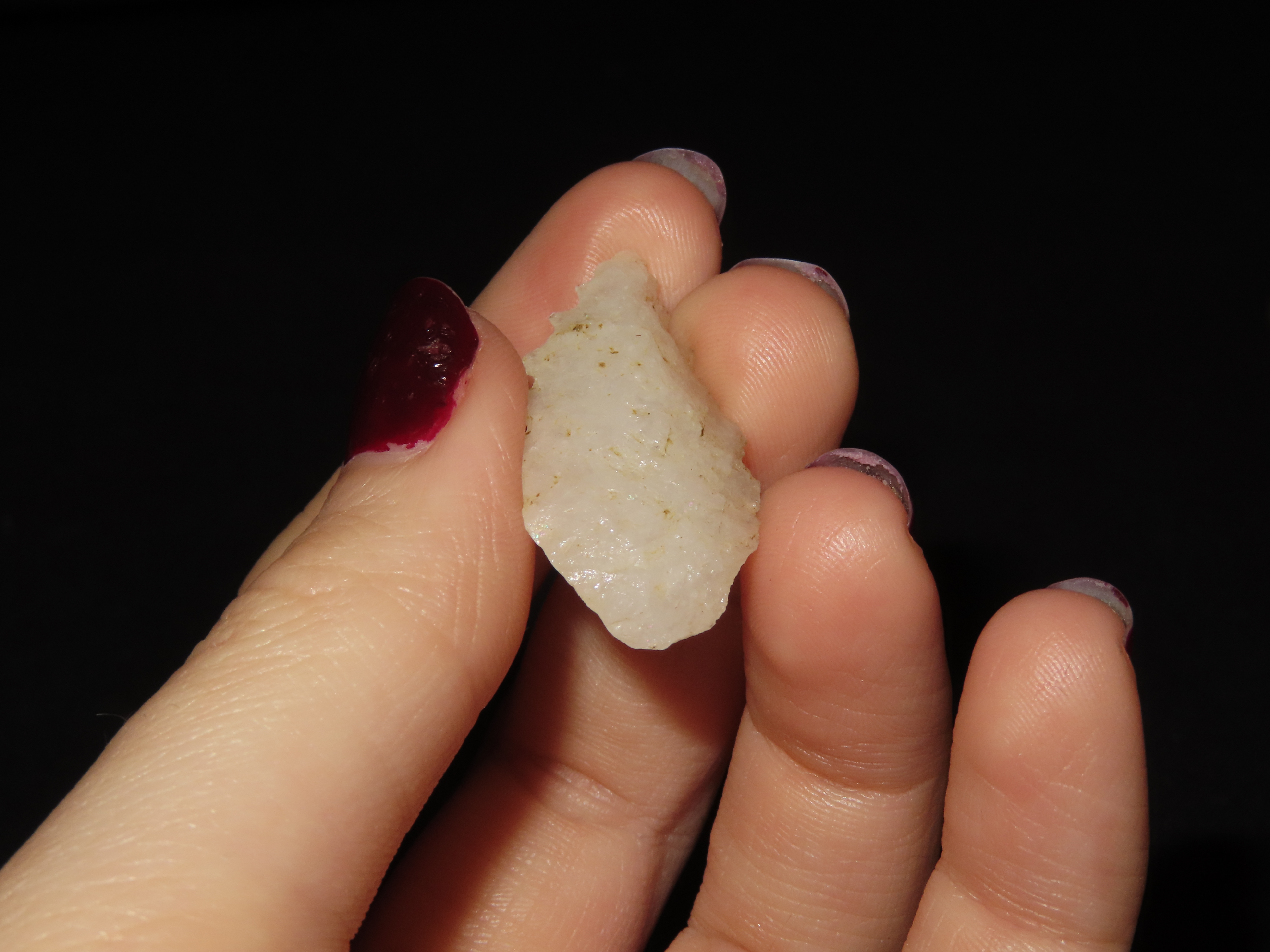 1 7/16" Serrated Crystal Quartz, North Carolina
