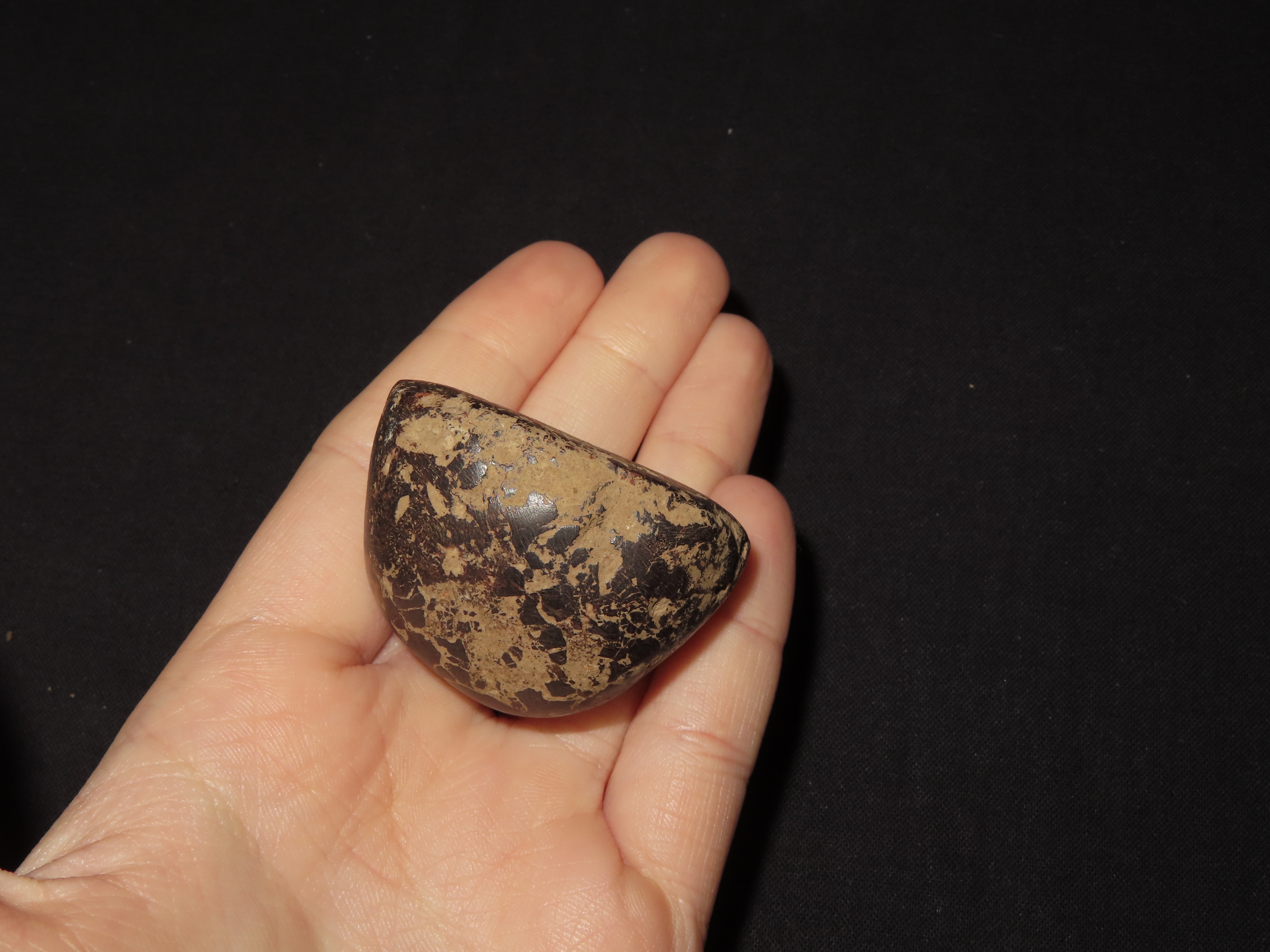 1 3/4" Hematite Loaf Stone, Early Archaic, Kentucky, Ex. Josh Davis