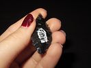 2 1/8" x 3/4" Needle Tip Cascade, Obsidian, OregonImage - 4