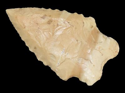 1 7/8" Serrated Kirk, Beveled, Southern Illinois, Ex. Walt McIntire Collection