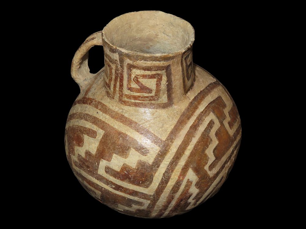 6 1/2" x 6" Anasazi Pitcher, Found in Tularosa, New Mexico, Minor Restoration