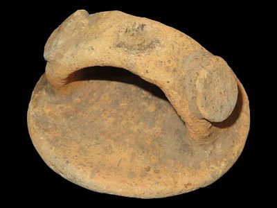 3 3/4" x 2 1/4" Pottery Trowel, Found in Missouri