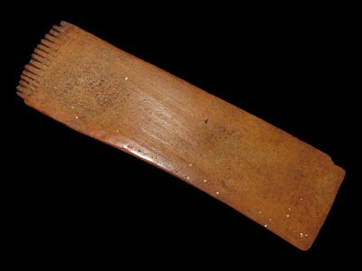 4 1/4" Bone Comb, St. Lawrence Island, Alaska