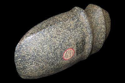 9" Fluted Three Quarter Grooved Axe, Found in Arlington Heights, Illinois, Ex. Maddox Collection