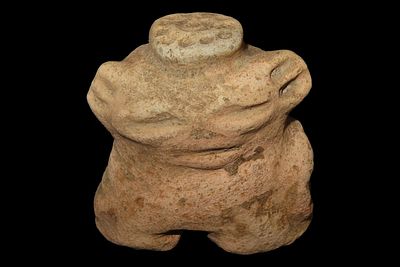 2 1/4" Pre-Columbian Zoomorphic Pottery Figure, Western Mexico