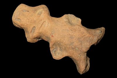 3" Pre-Columbian Zoomorphic Pottery Figure, Western Mexico