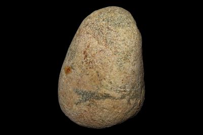 3 3/8" Pestle, Pink Quartzite, Found in Knox Co., Ohio
