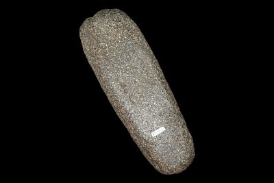 7" Hardstone Boat Gouge, Polished, Found in Illinois, Ex. Jeff Hipskind