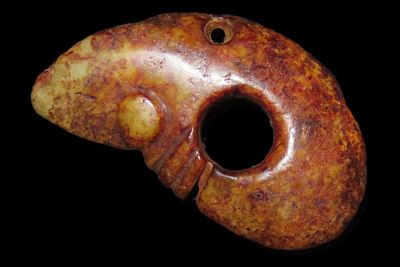 Ancient Chinese Hongshan Culture Jade Effigy Carving/Pendant