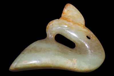Ancient Chinese Hongshan Culture Jade Effigy Carving/Pendant, West Liao River Basin 