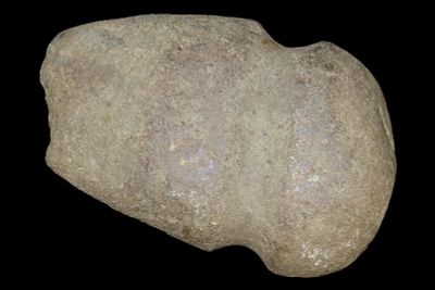 6 3/8" Full Grooved Axe, Granite, Fulton Co., Missouri, Found by Dean Dowling