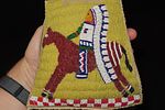 16" Nicely Beaded Native American Pipe BagImage - 4