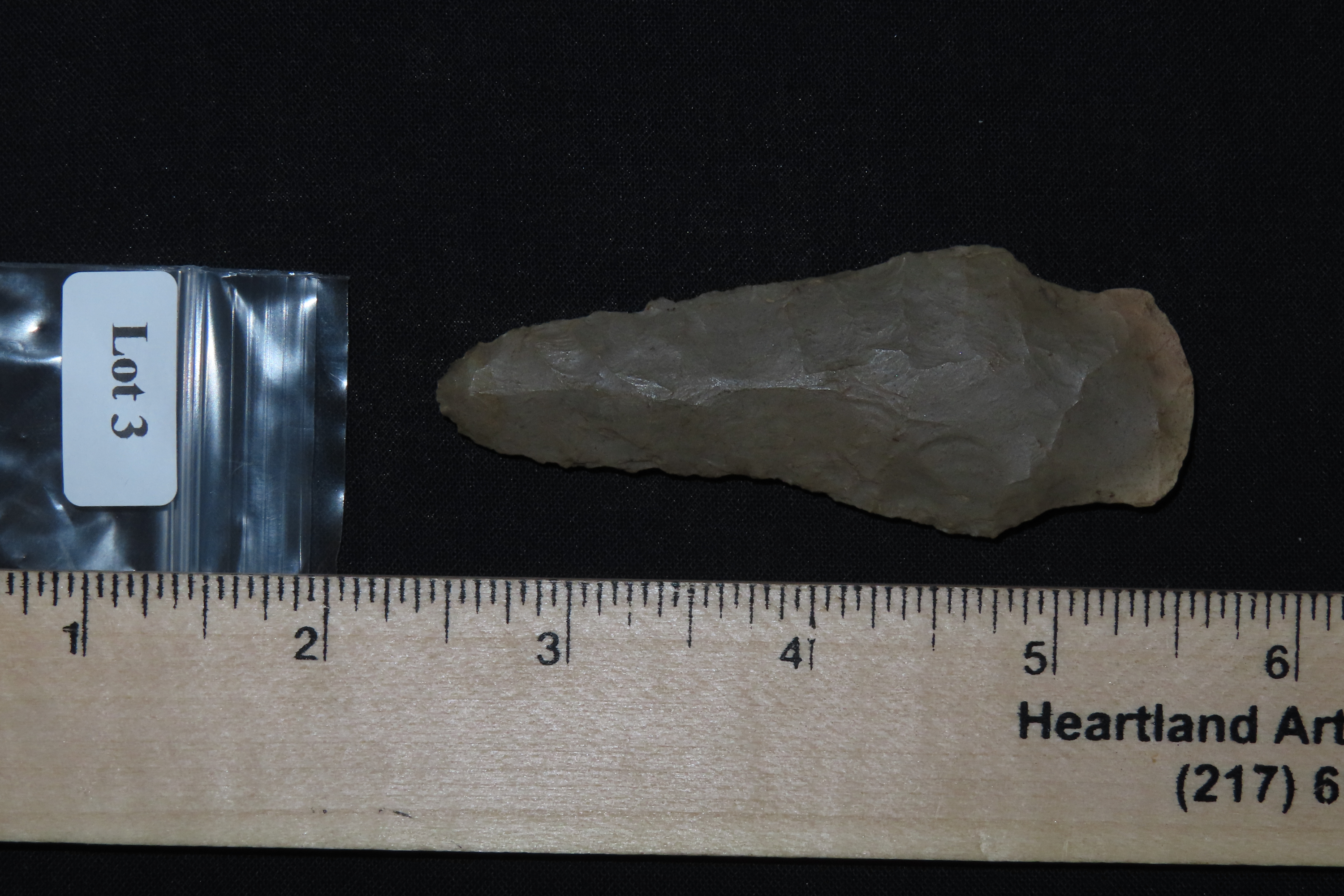 3 3/16" Square Stem Point, Found in Kentucky