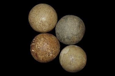 Lot of 4 Game Balls, Found in Iowa