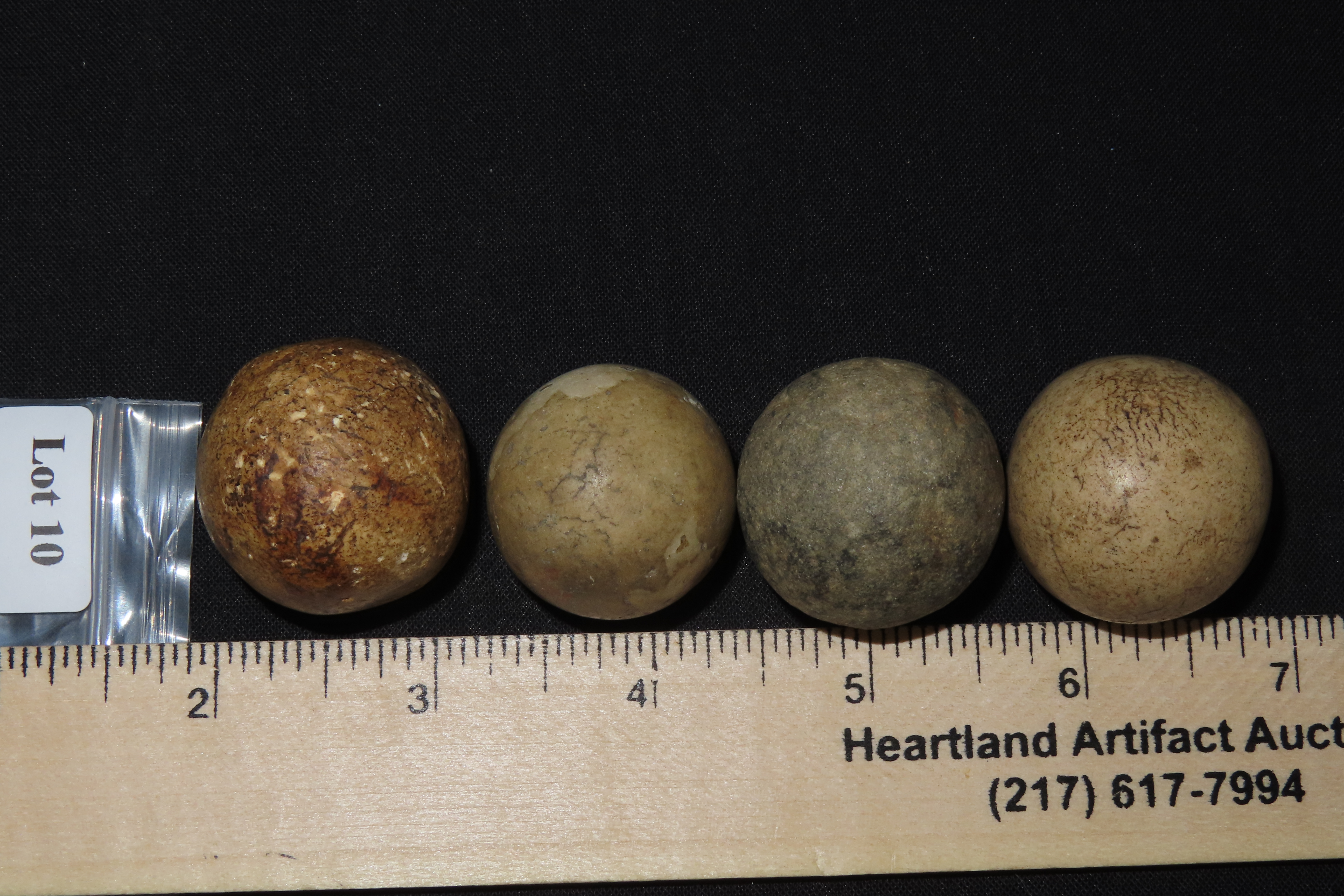 Lot of 4 Game Balls, Found in Iowa