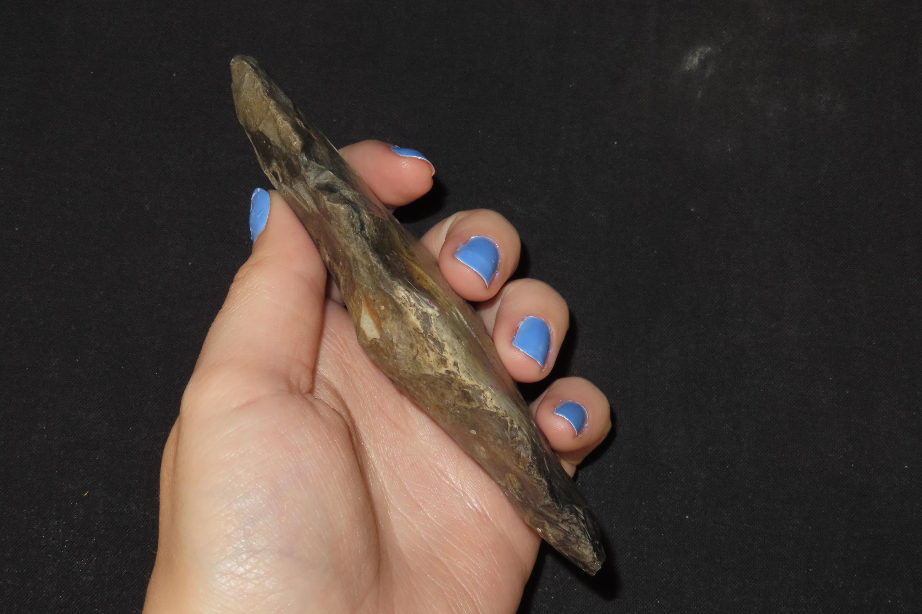 5" Creek-Stained Blade, Found in Iowa