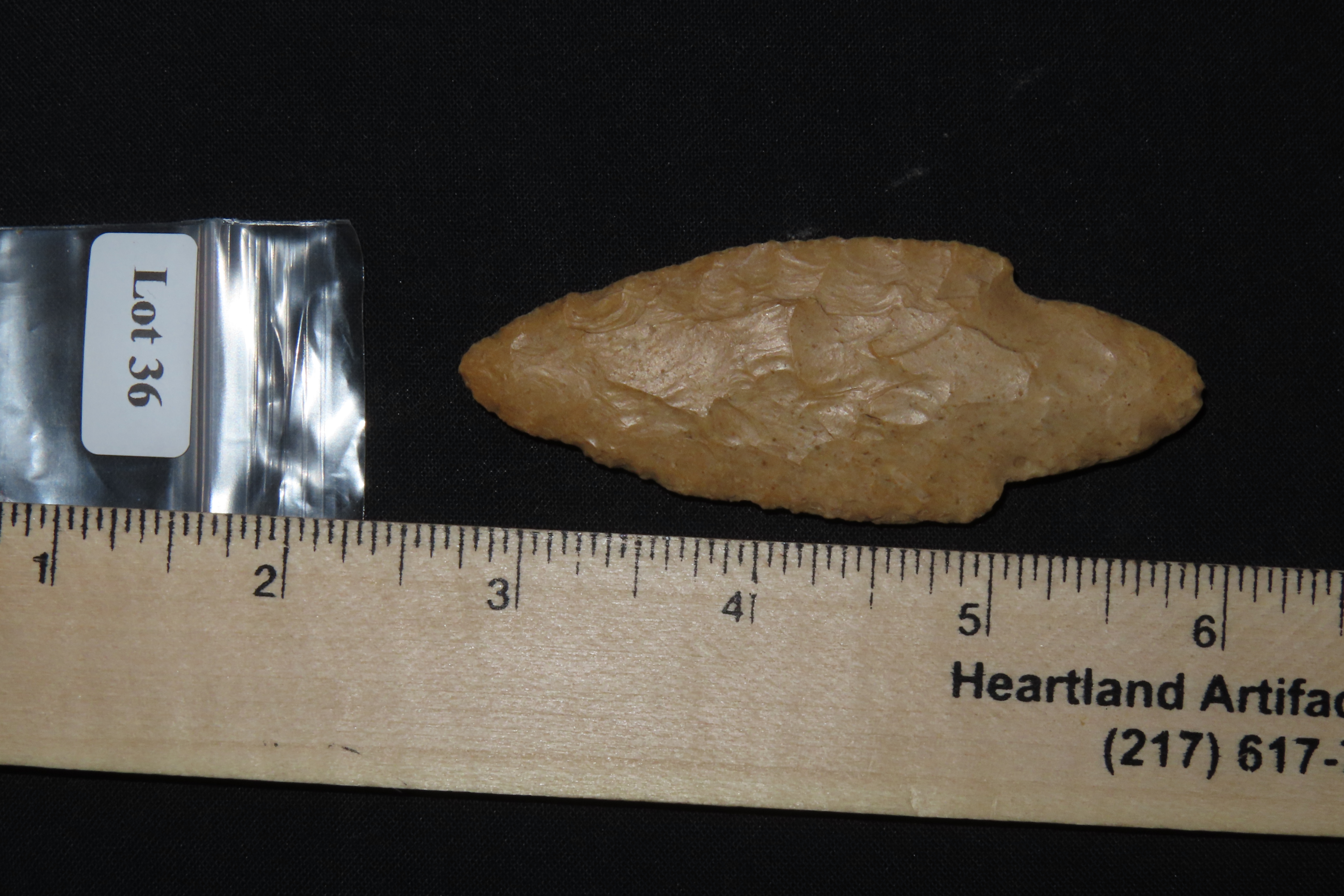3 1/8" Adena Point, Calhoun Co., Illinois