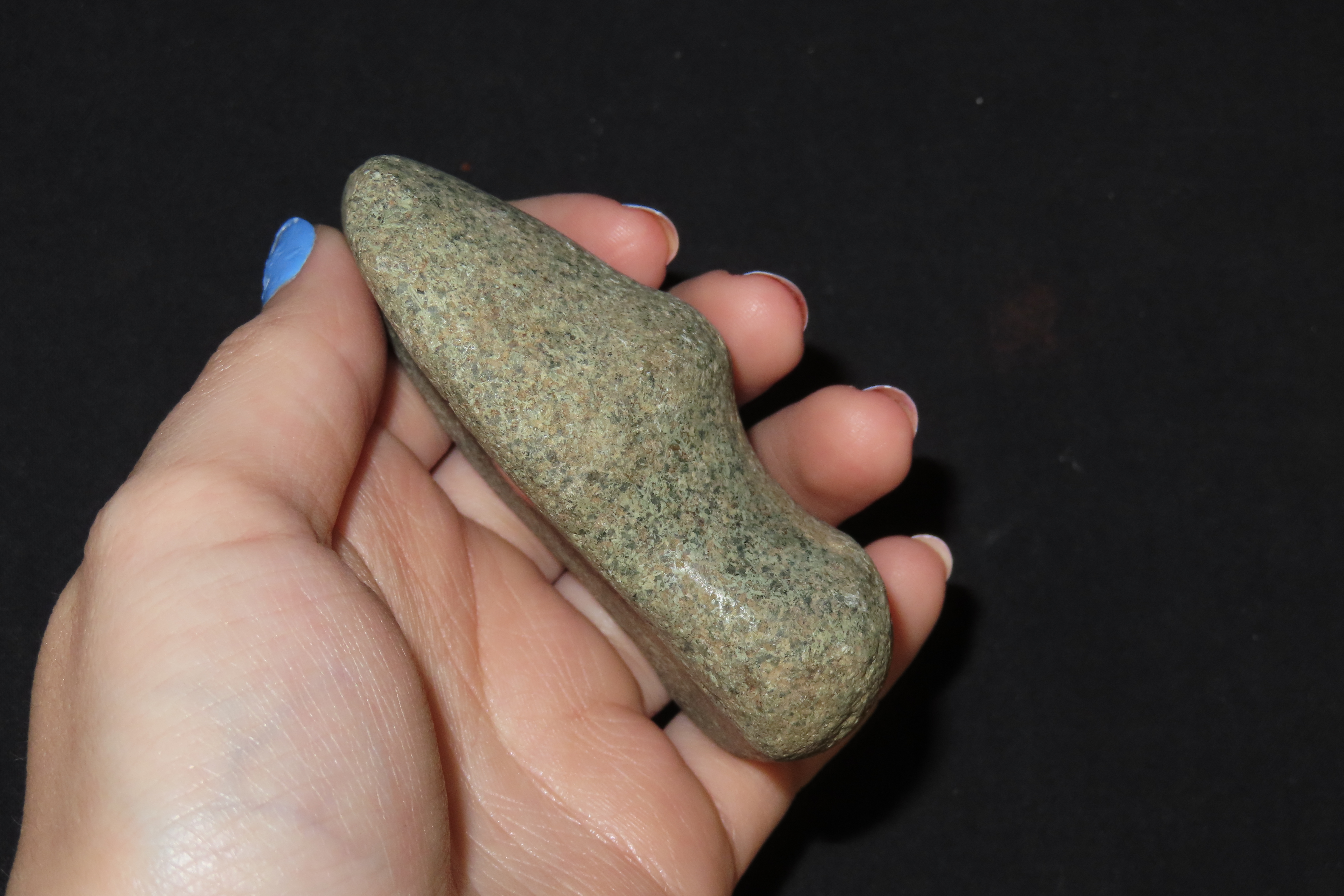 3 3/8" Humped Grooved Adze, Found in Ohio