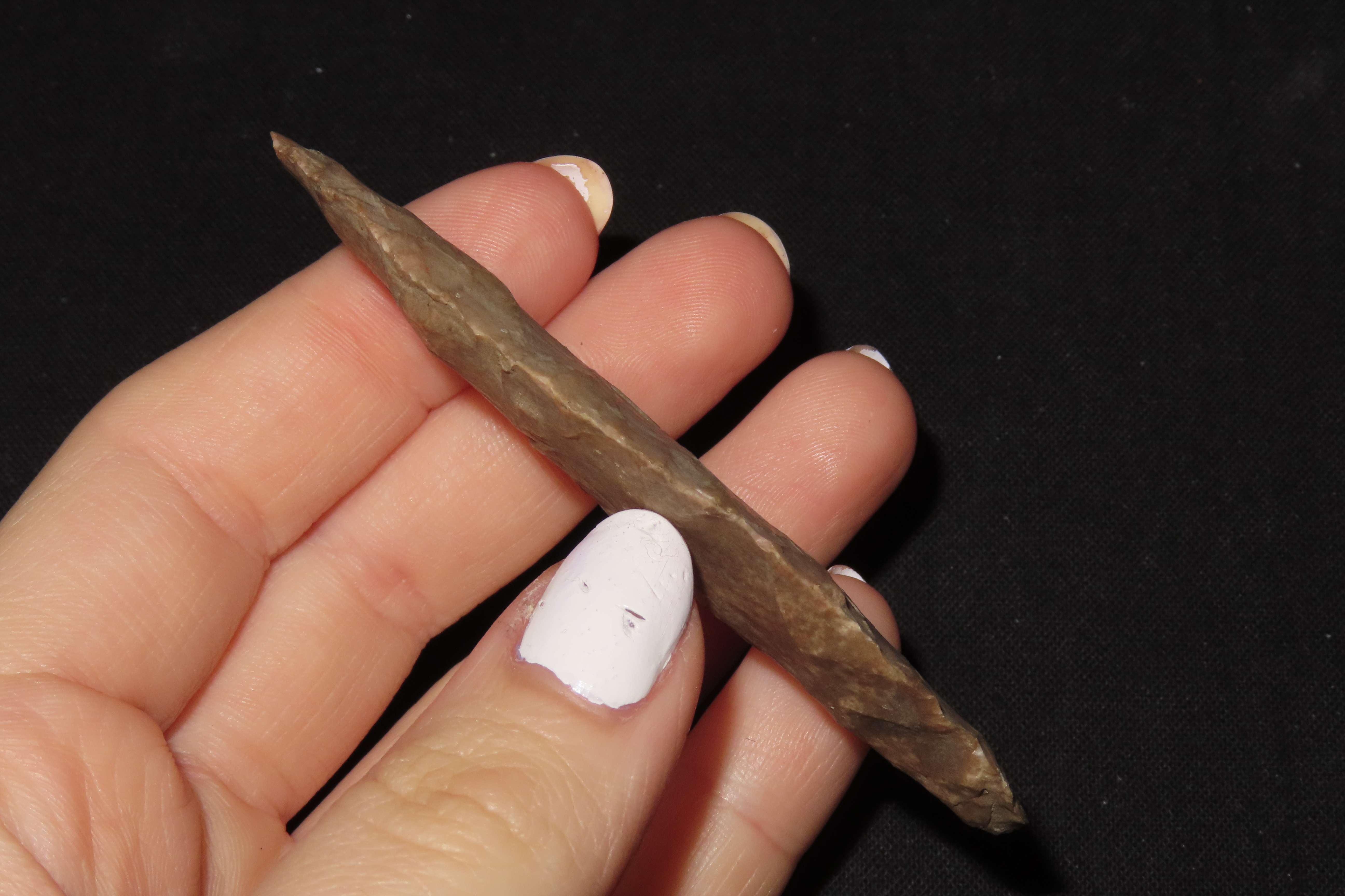 3 1/16" Bi-Pointed Blade, Linn Co., Iowa, Well Made