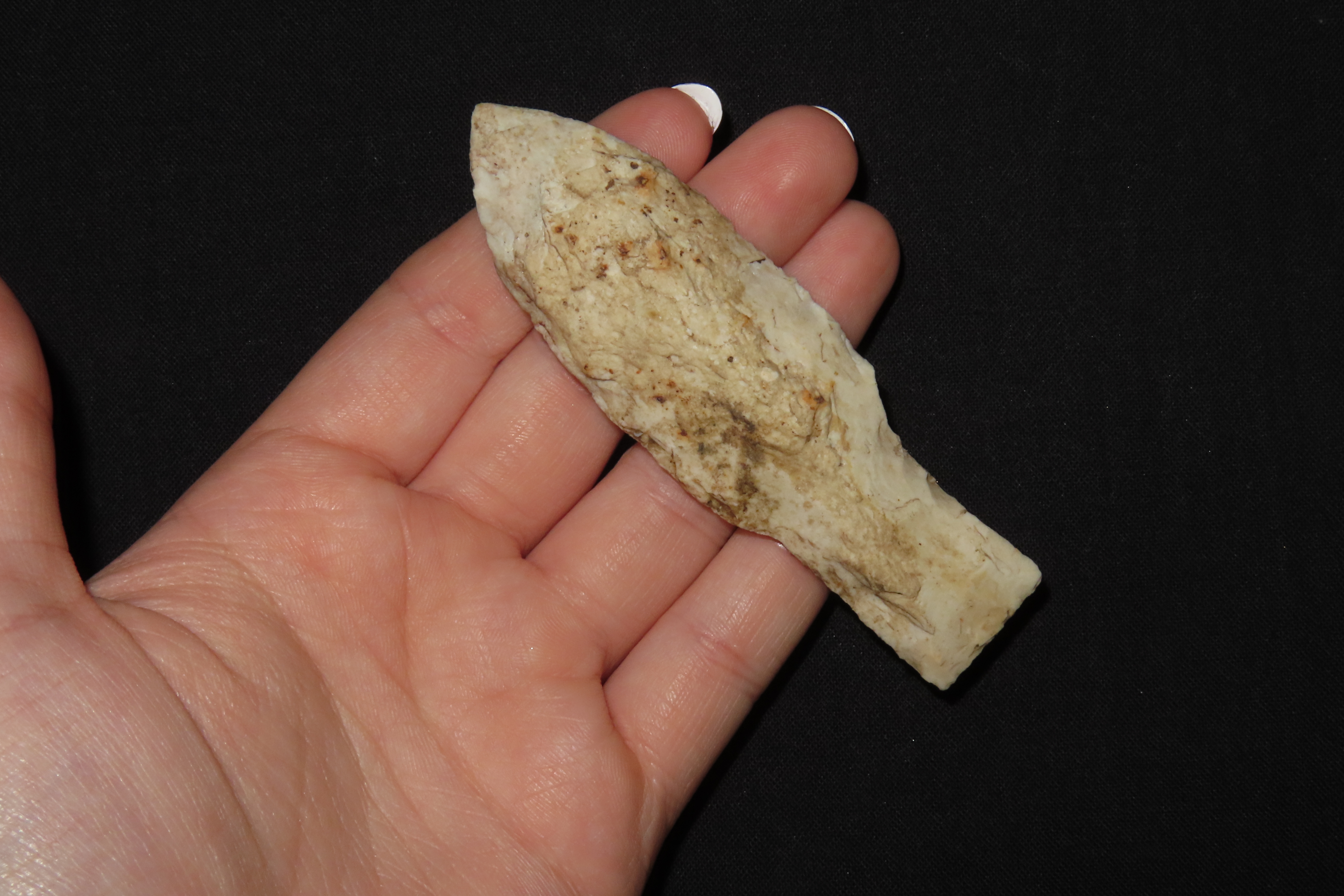 3 5/8" Long Stem Square Point, Clark Co., Illinois
