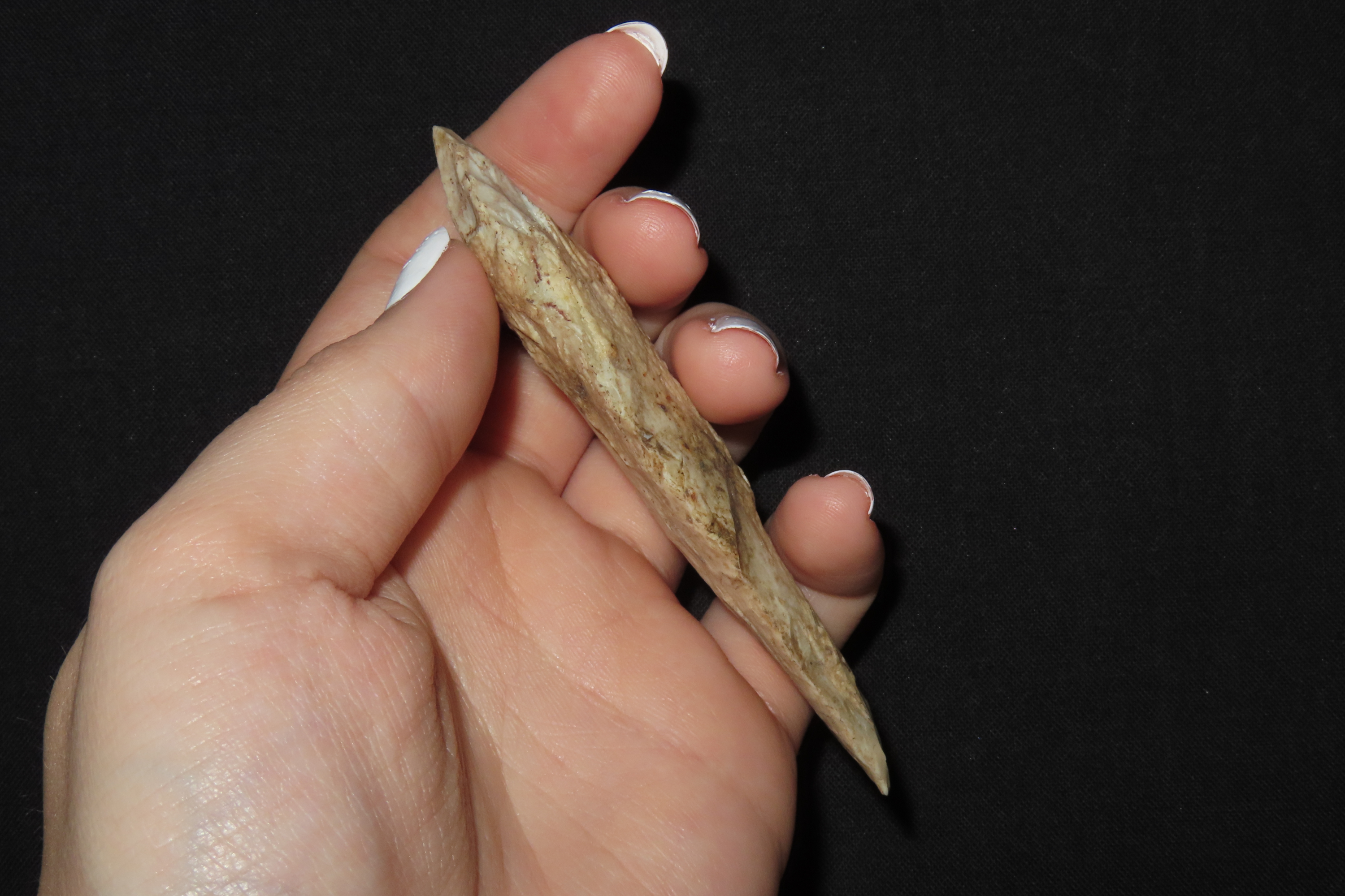3 5/8" Long Stem Square Point, Clark Co., Illinois
