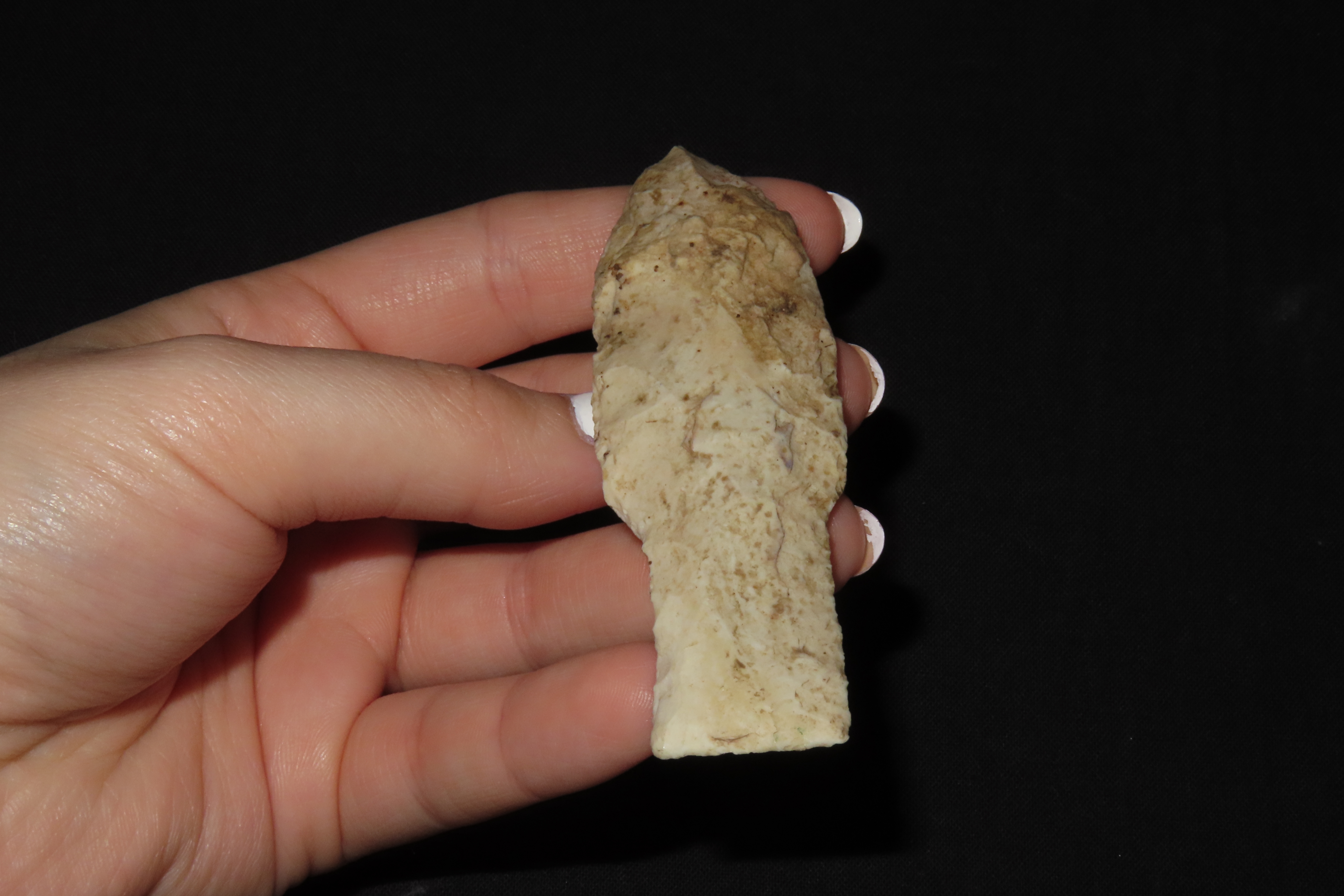 3 5/8" Long Stem Square Point, Clark Co., Illinois