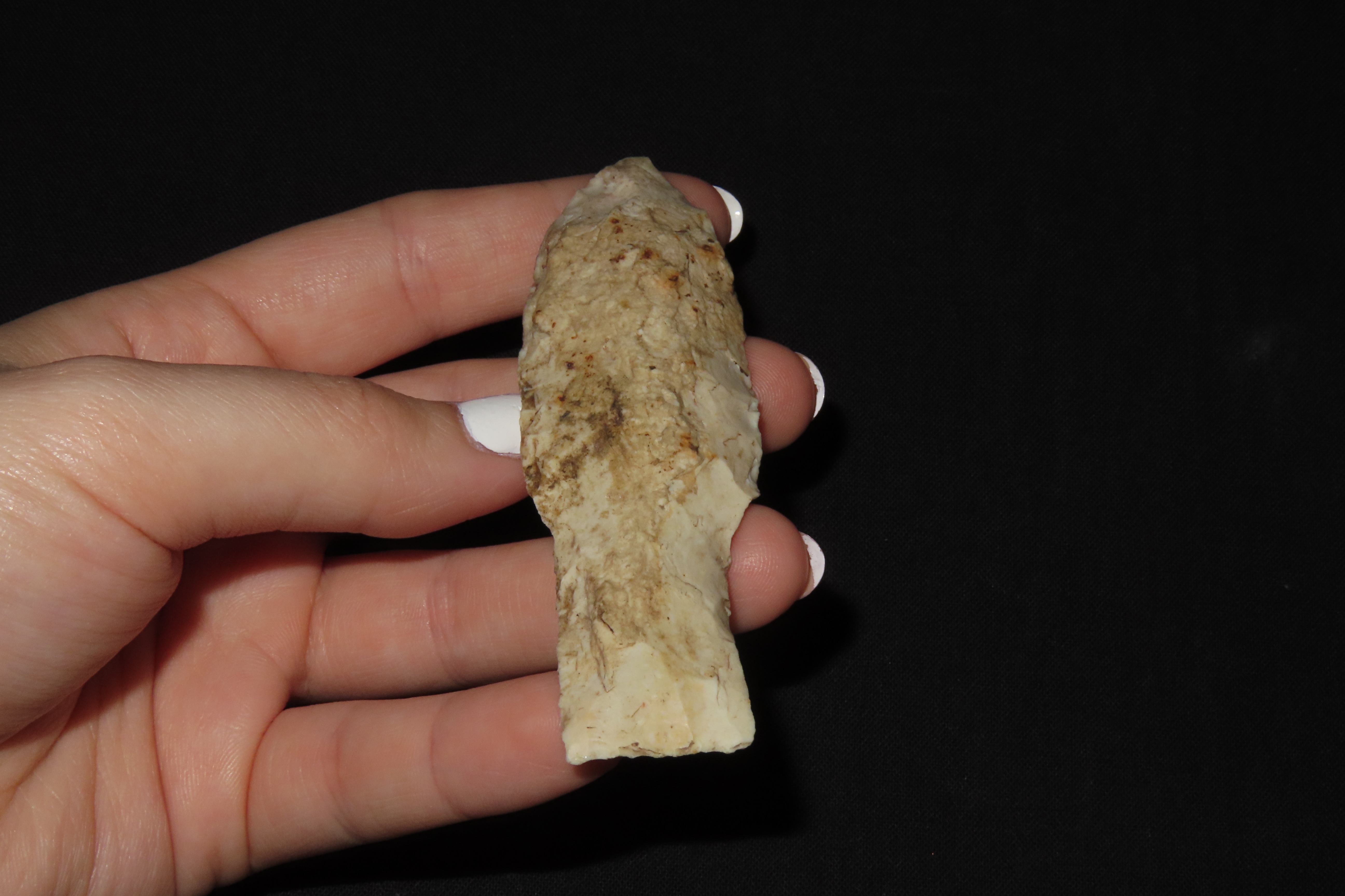 3 5/8" Long Stem Square Point, Clark Co., Illinois