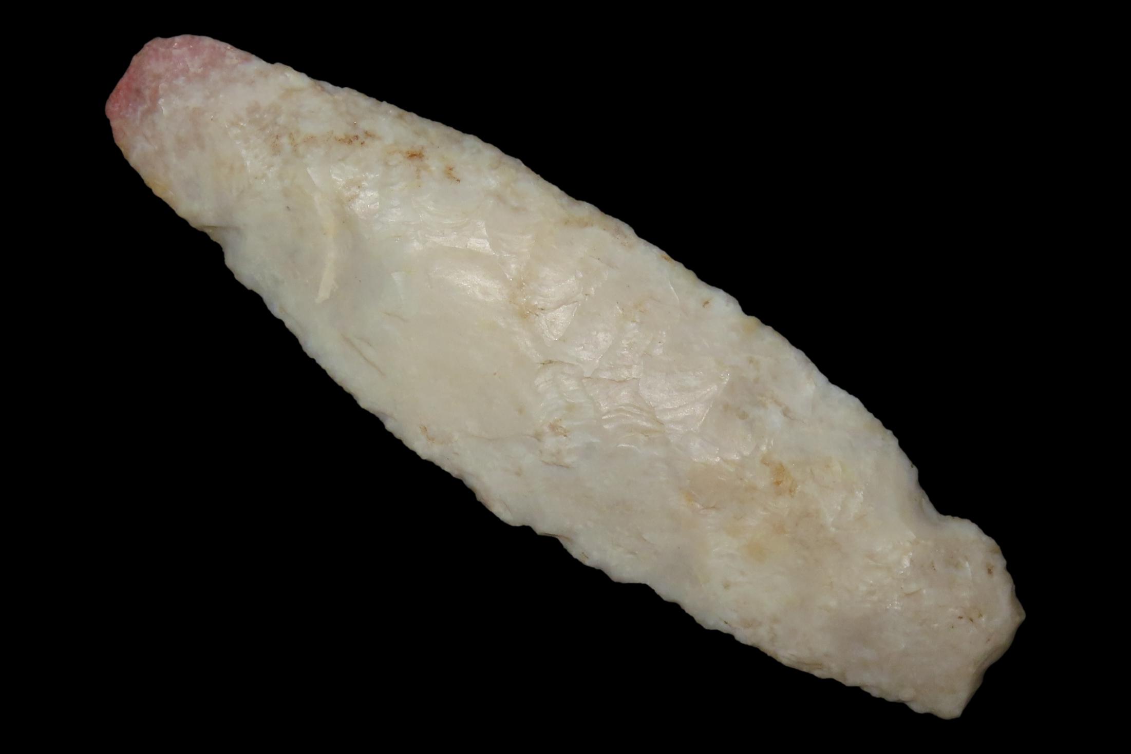 4 1/8" Agate Basin, Found in Iowa