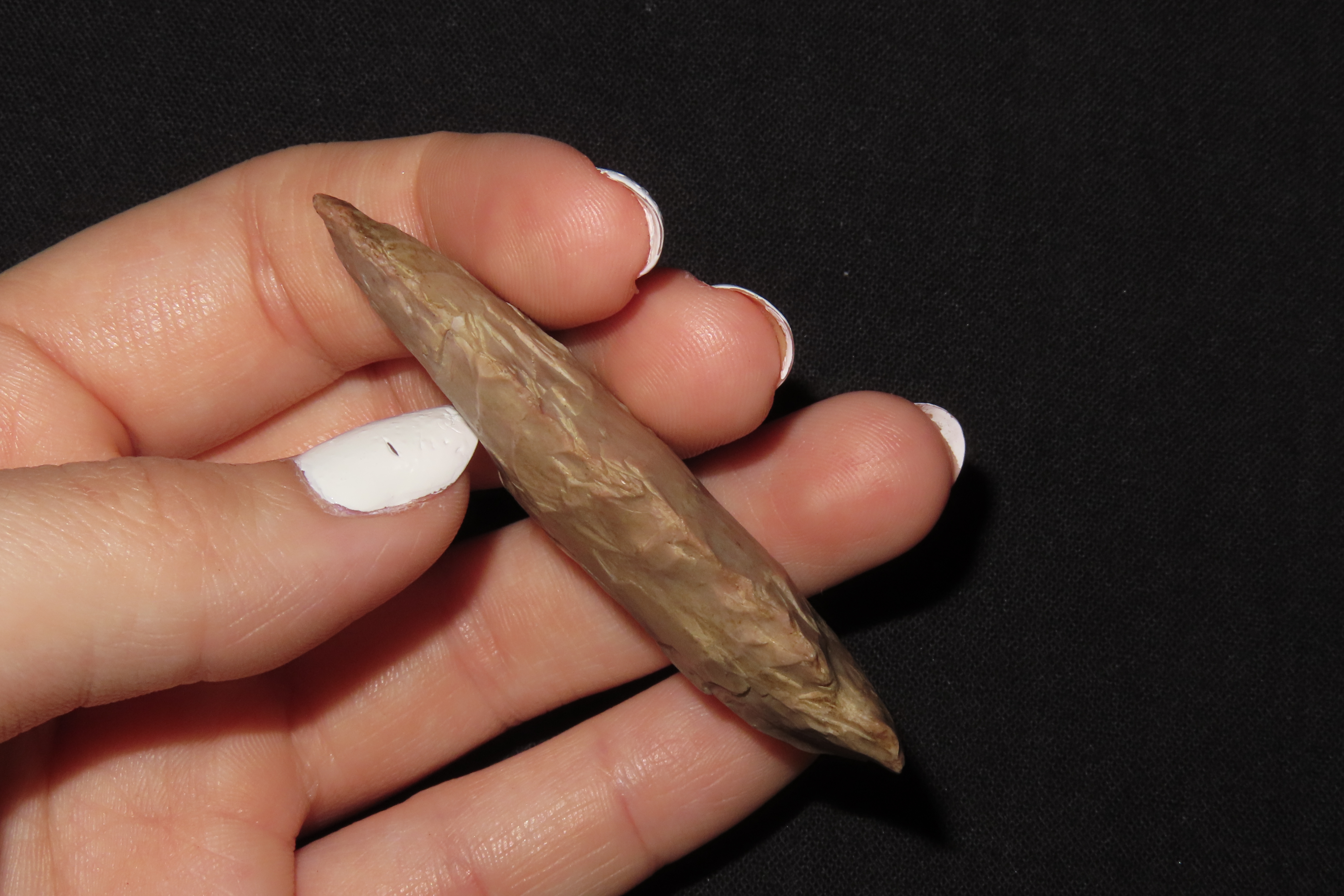 2 1/2" Side Notch Point, Found in Iowa