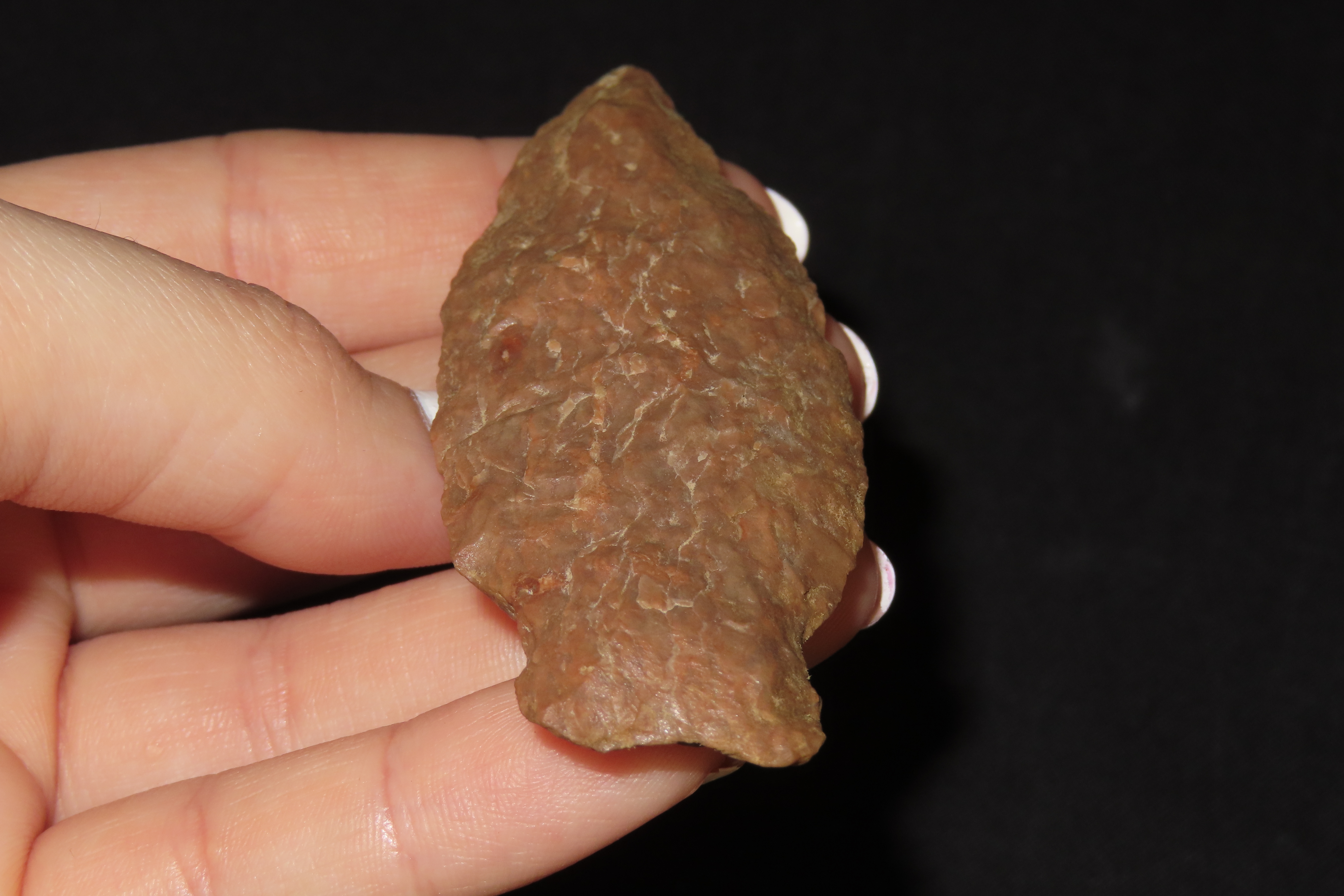 3 1/8" Square Stem Point, Found in Iowa