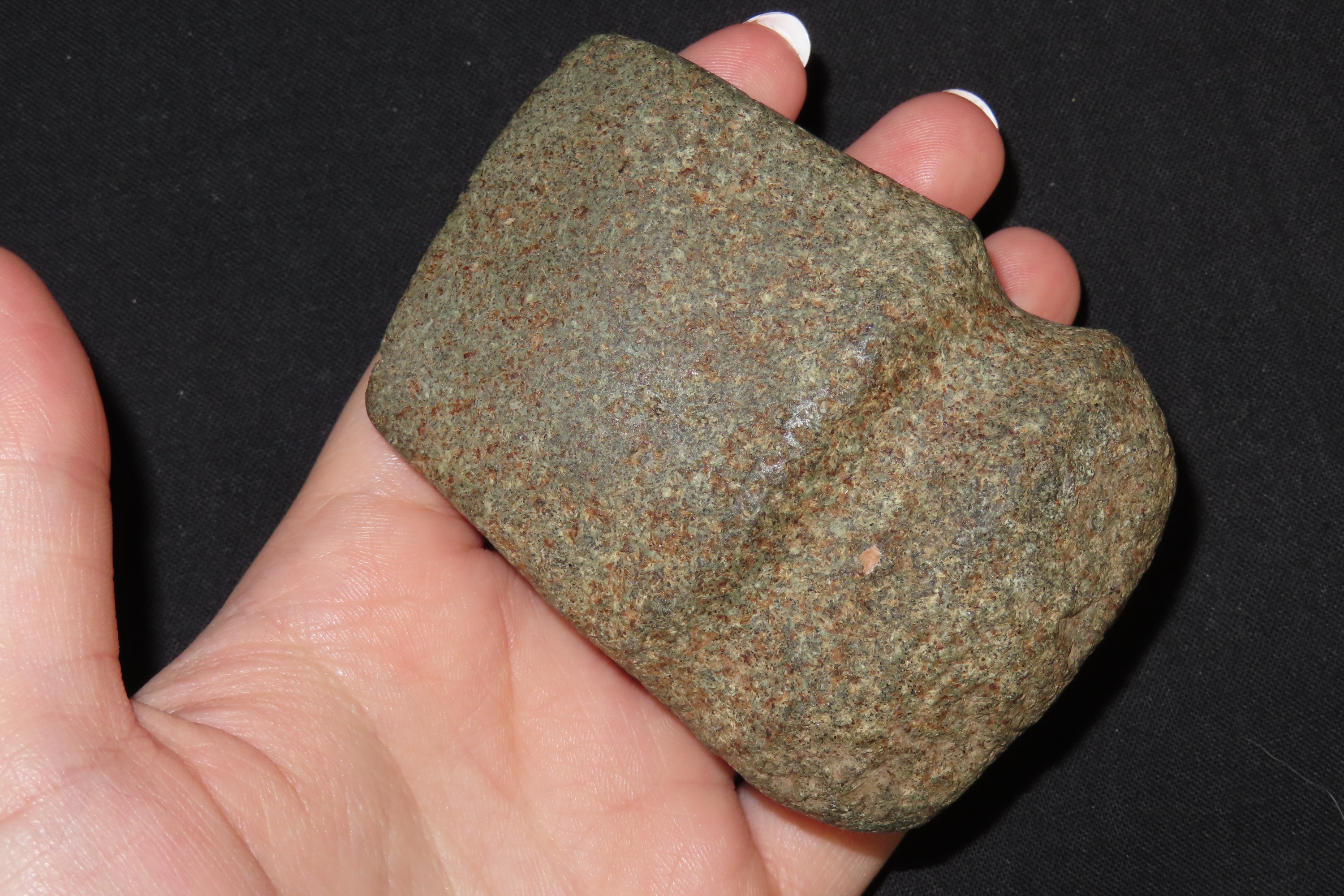 3 3/8" Three Quarter Grooved Axe, Bond Co., Illinois