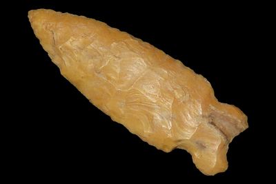 3 1/4" Ocola Point, Creek Stained, Scott Co., Illinois