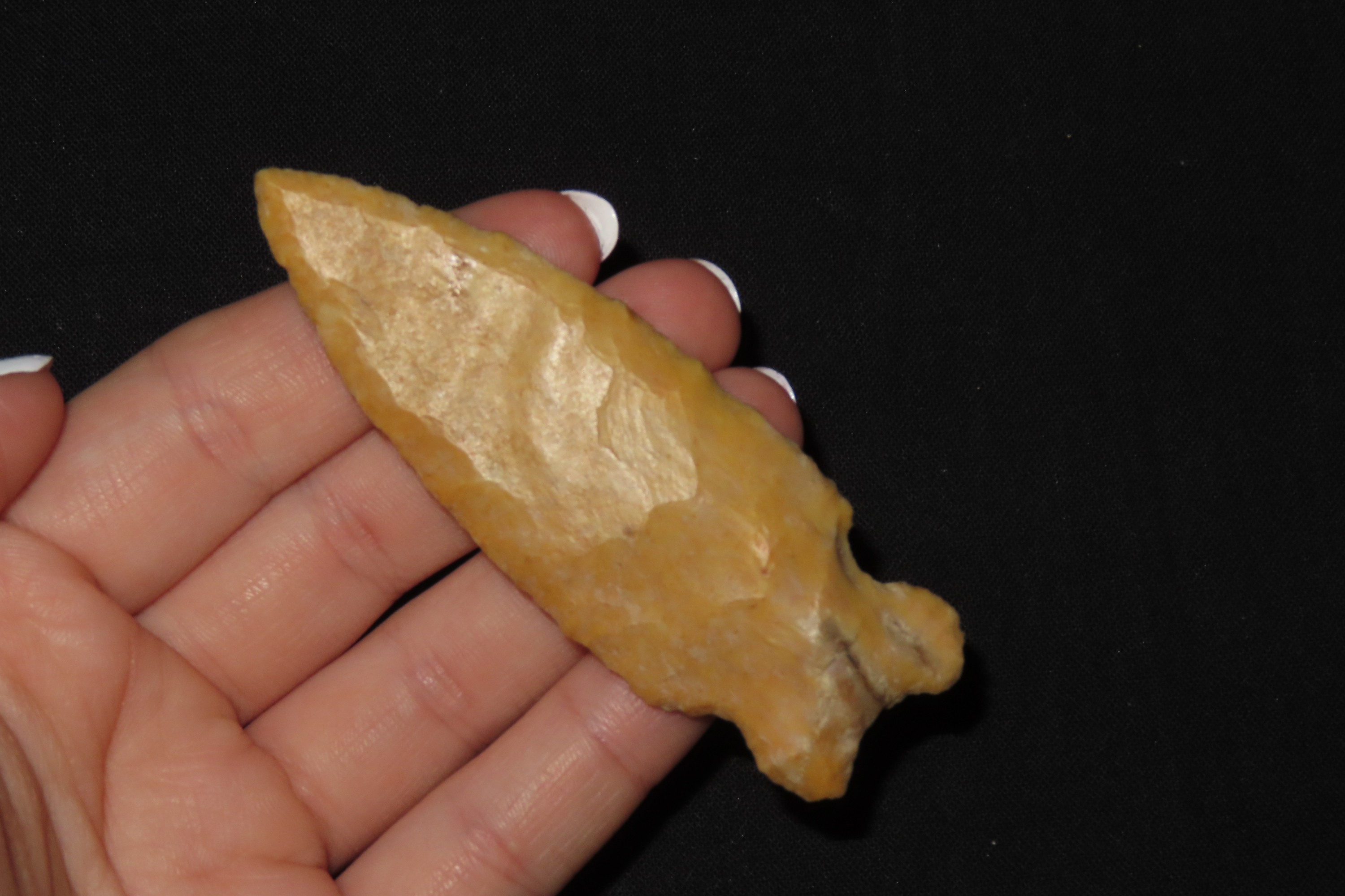 3 1/4" Ocola Point, Creek Stained, Scott Co., Illinois