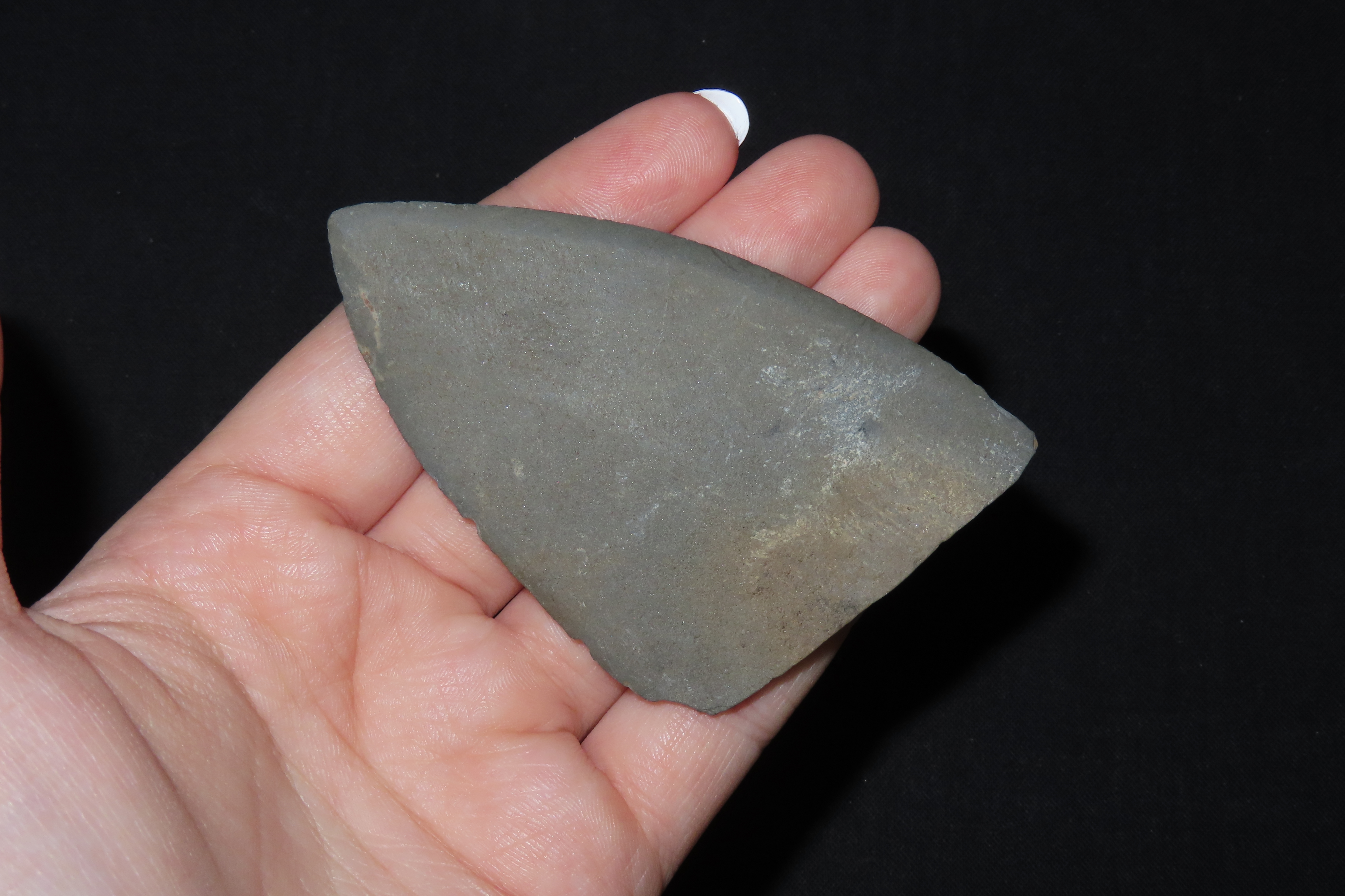 Lot of 2 Eskimo Slate Blade and Tip, Found in Alaska